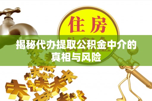 环江揭秘代办提取公积金中介的真相与风险