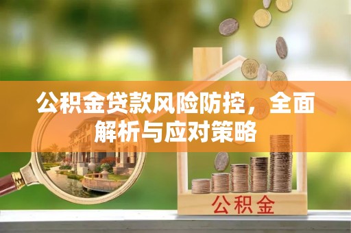 环江公积金贷款风险防控，全面解析与应对策略